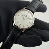 40mm 18k White Gold Manual Wind