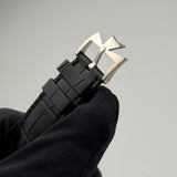 40mm 18k White Gold Manual Wind