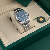 41mm No-Date Med Blue Dial