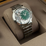 40mm Titanium Emerald Green Guilloche Dial 2025