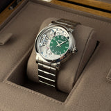 40mm Titanium Emerald Green Guilloche Dial 2025