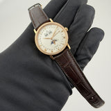 38mm Complete Calendar 18k RG Diamond Bezel