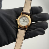 38mm Complete Calendar 18k RG Diamond Bezel