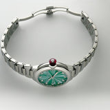 33mm Steel Green MOP Diamond Dial