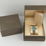 33mm Steel Green MOP Diamond Dial