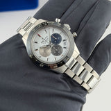 41mm Sport Chrono Ceramic Bezel White Dial