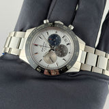 41mm Sport Chrono Ceramic Bezel White Dial