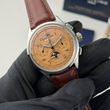 42mm B25 Datora Complete Caldendar Chrono Salmon Dial