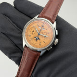 42mm B25 Datora Complete Caldendar Chrono Salmon Dial