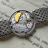 36mm Vintage Perpetual Calendar 18k WG Second Series 1990