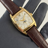 39mm Calendario 18k YG Silver Dial