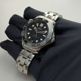 42mm Diver 300m Steel Black Dial