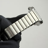 40mm Large Steel Silver Dial
