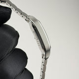 40mm Large Steel Silver Dial