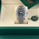 40mm Bruce Wayne Black & Grey Bezel  Jubilee