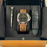 44mm 8 Giorni Steel Black Dial Full Set 2022