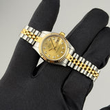 26mm Vintage Steel & 18k YG Champagne Diamond Dial