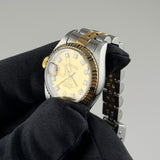 26mm Vintage Steel & 18k YG Champagne Diamond Dial