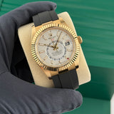 42mm Oysterflex 18k YG White Dial