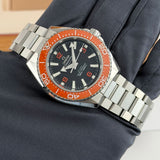 42mm Planet Ocean 600M Orange Bezel