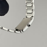 25mm Diamond Bezel Steel White Diamond Dial