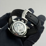 38mm Original Triple Calendar Chrono Silver Dial