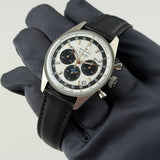 38mm Original Triple Calendar Chrono Silver Dial
