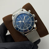 46mm Heritage Chrono Steel Blue Dial 2017