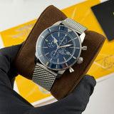 46mm Heritage Chrono Steel Blue Dial 2017