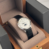 36mm Master Ultra Thin Moon Steel Silver Dial
