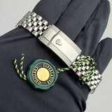 36mm Steel Wimbledon Dial Fluted Bezel Jubilee