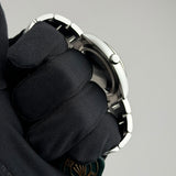 36mm Steel Black Diamond Dial Fluted Bezel Oyster