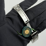 36mm Steel Black Diamond Dial Fluted Bezel Oyster