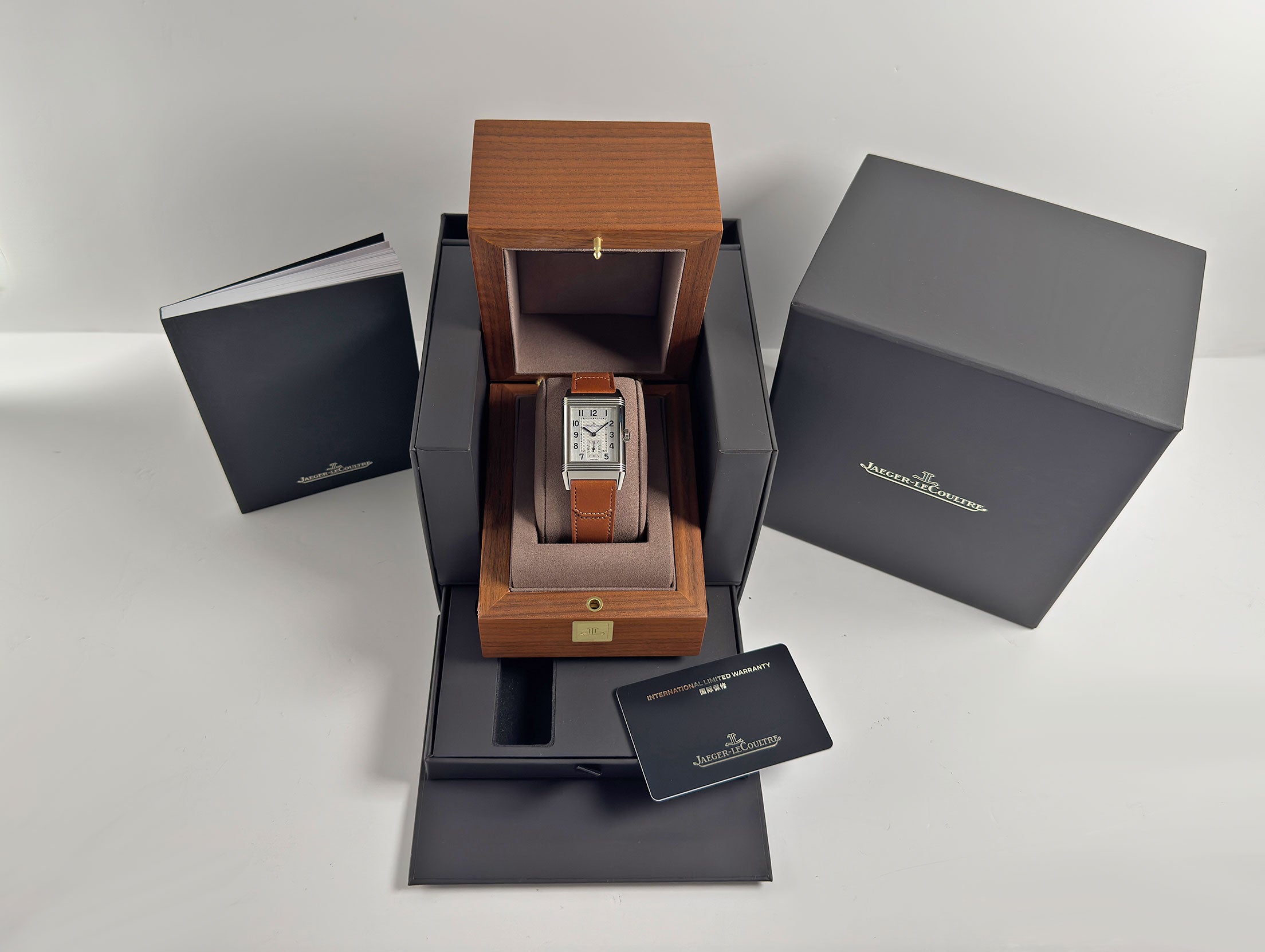 JLC Reverso 28mm Duoface Small Seconds Silver Dial Q3848423