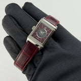24mm Duetto Diamonds Auto Silver Ivy Red