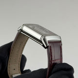 24mm Duetto Diamonds Auto Silver Ivy Red