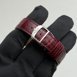 24mm Duetto Diamonds Auto Silver Ivy Red