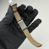 24mm Duetto Diamonds Auto Silver Ivy Red
