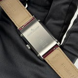 24mm Duetto Diamonds Auto Silver Ivy Red