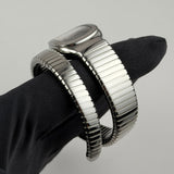 35mm Tubogas Single Spiral Steel Black Dial
