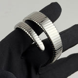 35mm Tubogas Single Spiral Steel Black Dial