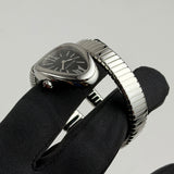 35mm Tubogas Single Spiral Steel Black Dial
