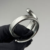 35mm Tubogas Single Spiral Steel Black Dial