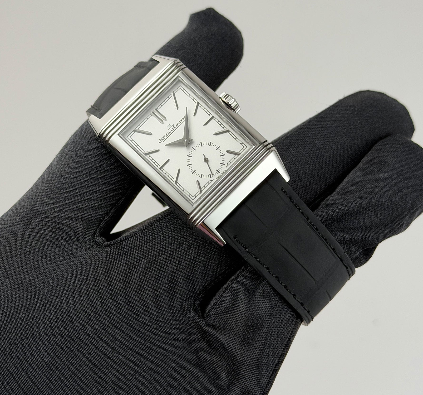 Jaeger-LeCoultre Reverso 27mm Tribute Monoface Silver Dial