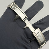 36mm Fluted Bezel Steel White Roman Dial