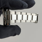 36mm Fluted Bezel Steel White Roman Dial