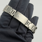 34mm Vintage Date Engine Turned Bezel Silver Dial