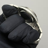 34mm Vintage Date Engine Turned Bezel Silver Dial