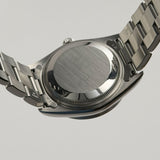 34mm Vintage Date Engine Turned Bezel Silver Dial