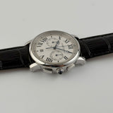 40mm Chronograph Steel Silver Dial Auto 2018